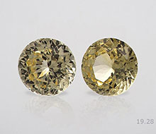 Srilankan Unheated Yellow Sapphire Pair