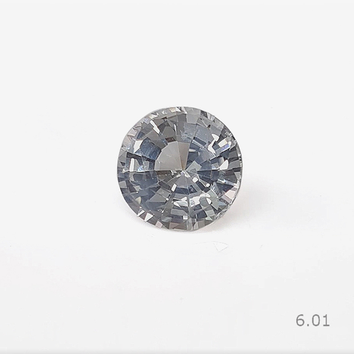 Natural Srilankan White Sapphire Heated