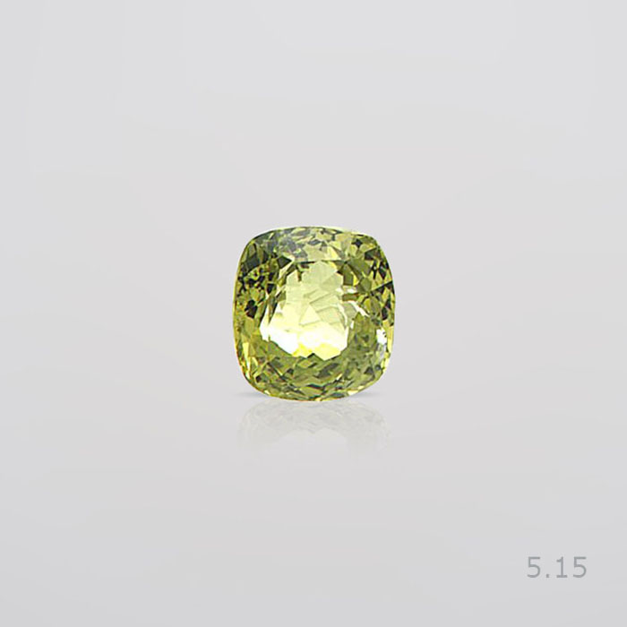 Natural Greenish Yellow Sapphire