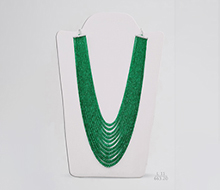 Emerald Rondelle Beads