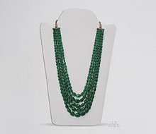 Emerald Oval Beads