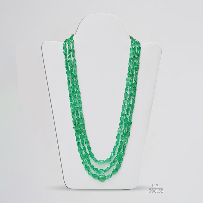 Emerald Tumble Beads