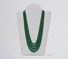 Emerald Rondelle Beads