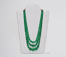 Emerald Oval Beads