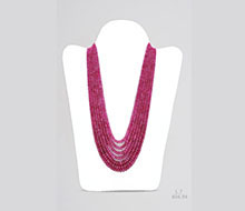 Burmese Ruby Heated Rondelle Beads