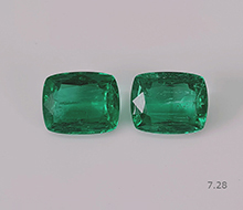 Zambian Emerald Pair