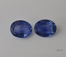 Srilankan Unheated Blue Sapphire Pair