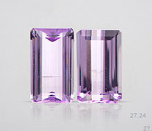 Natural Kunzite Pair