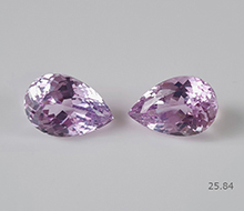 Natural Kunzite Pair