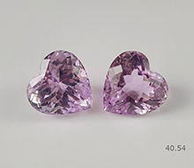 Natural Kunzite Pair