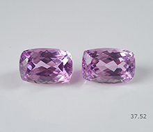 Natural Kunzite Pair