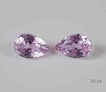 Natural Kunzite Pair