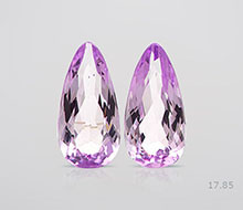 Natural Kunzite Pair