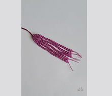 Burmese Ruby Unheated Rondelle Beads