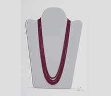 Mozambican Ruby Heated Rondelle Beads