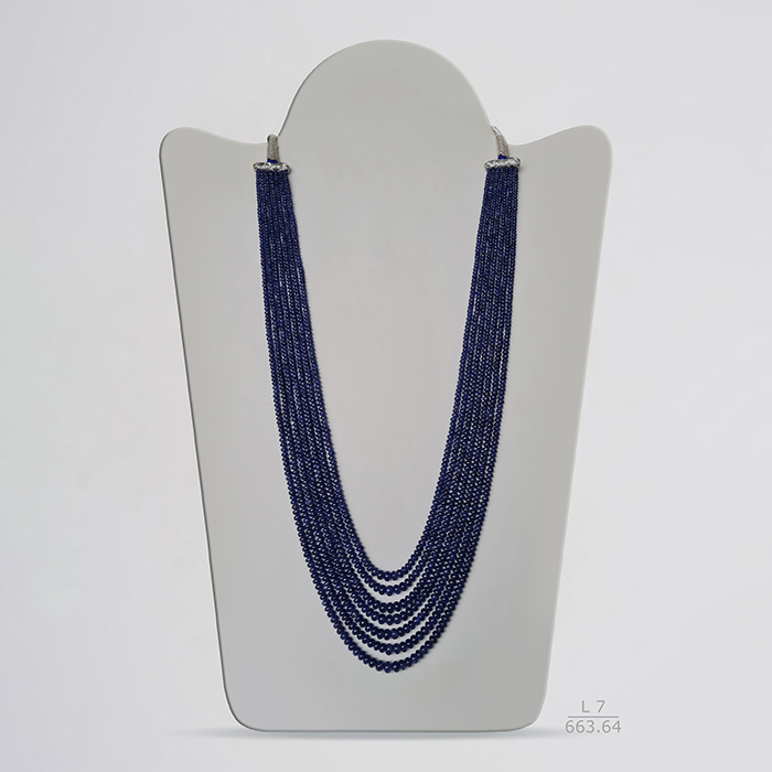 Burmese Blue Sapphire Unheated Rondelle Beads