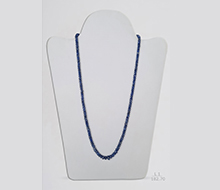 Blue Sapphire Faceted Rondelle Beads