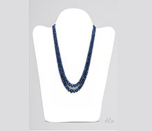 Blue Sapphire Rondelle Beads