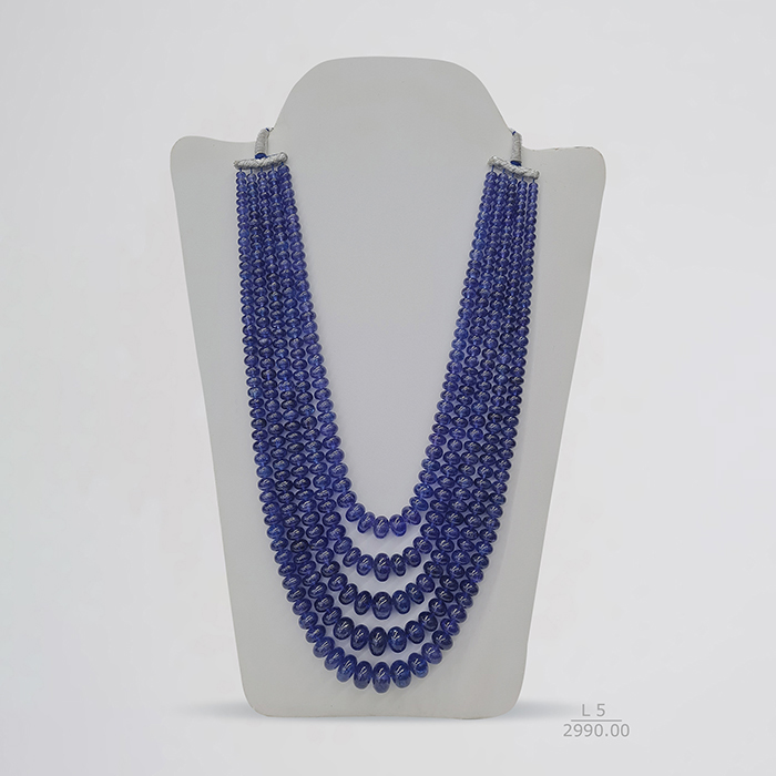 Tanzanite Rondelle Beads