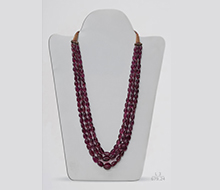 Rubellite Oval Beads