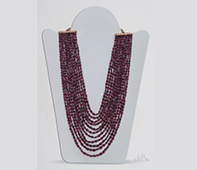 Rubellite Oval Beads