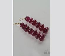 Burmese Spinel Unheated Rondelle Beads