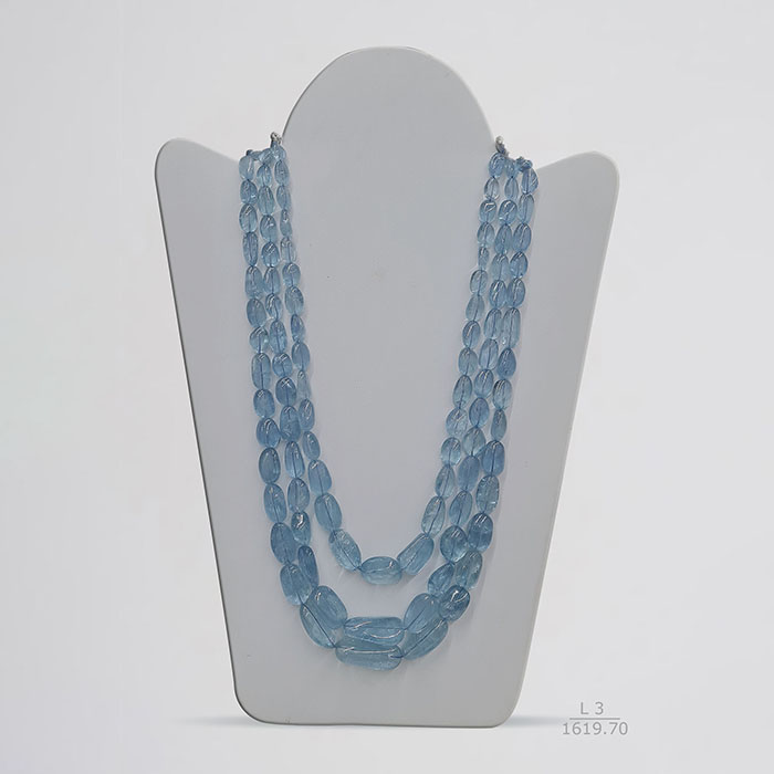 Aquamarine Tumble Beads