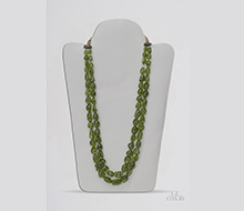 Peridot Oval Tumble Beads