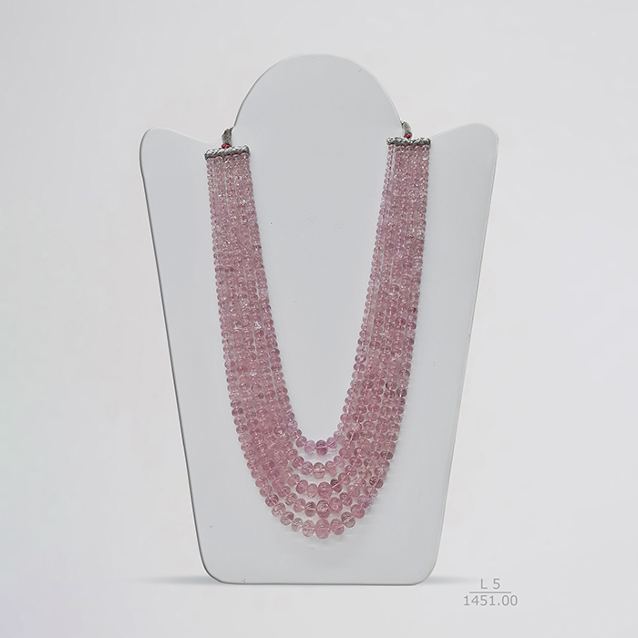 Morganite Rondelle Beads