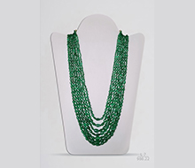 Emerald Oval Beads