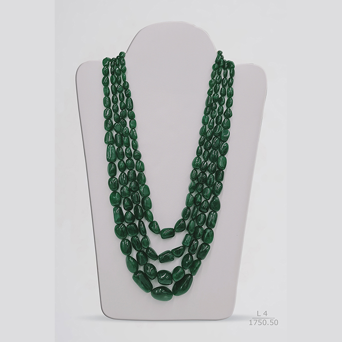 Emerald Tumble Beads