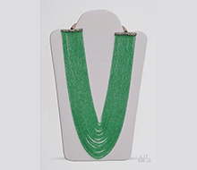 Emerald Faceted Beads