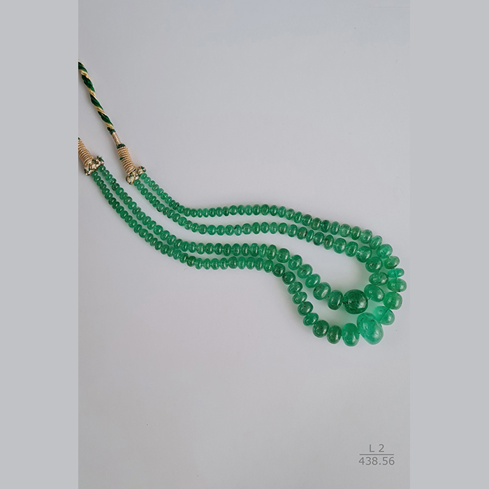 Russian Emerald Rondelle Beads