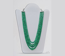 Emerald Carving Rondelle Beads