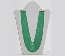 Emerald Rondelle Beads