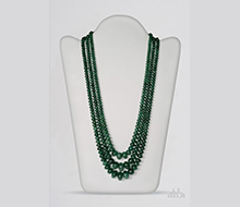 Emerald Rondelle Beads