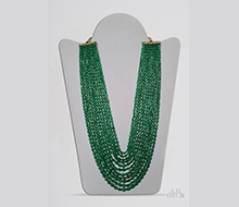 Emerald Oval Beads