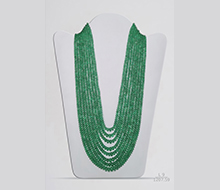 Emerald Rondelle Beads