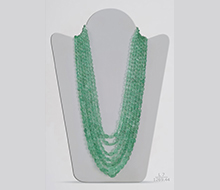 Emerald Carving Oval Beads