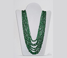 Emerald Oval Beads