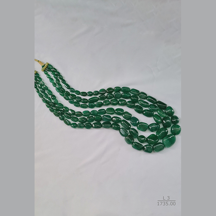 Emerald Tumble Beads