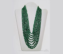 Emerald Oval Beads