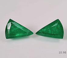 Zambian Emerald Pair