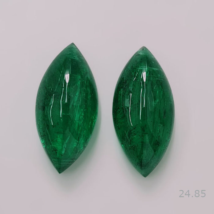 Zambian Emerald Pair
