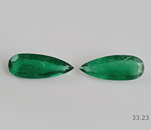 Zambian Emerald Pair