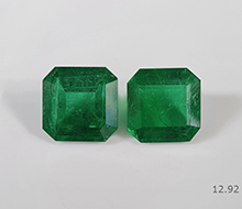 Zambian Emerald Pair