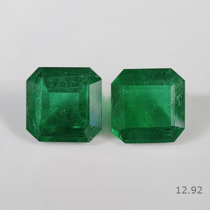 Zambian Emerald Pair