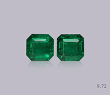 Zambian Emerald Pair