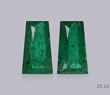 Zambian Emerald Pair