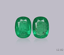 Zambian Emerald Pair